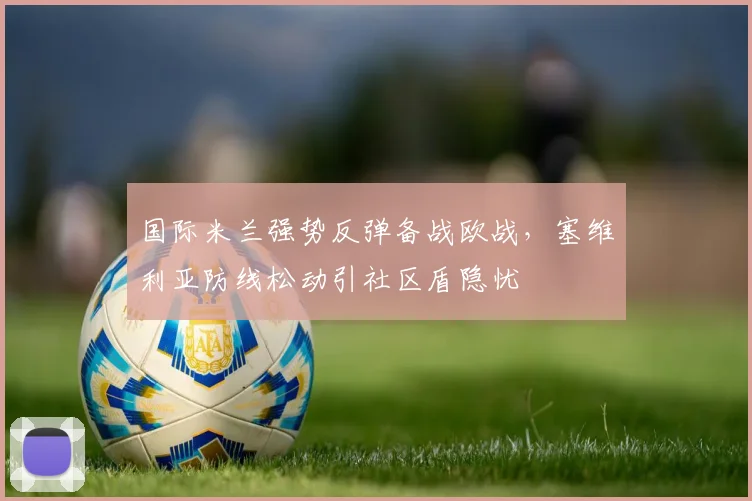 国际米兰强势反弹备战欧战，塞维利亚防线松动引社区盾隐忧 - 博万体育平台入口
